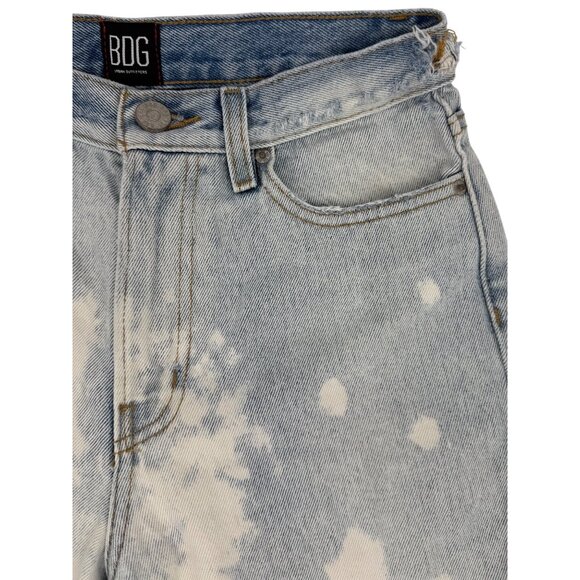 Urban Outfitters BDG Grunge 90s Ripped Distressed High Rise Straight Denim Jeans - Picture 7 of 16